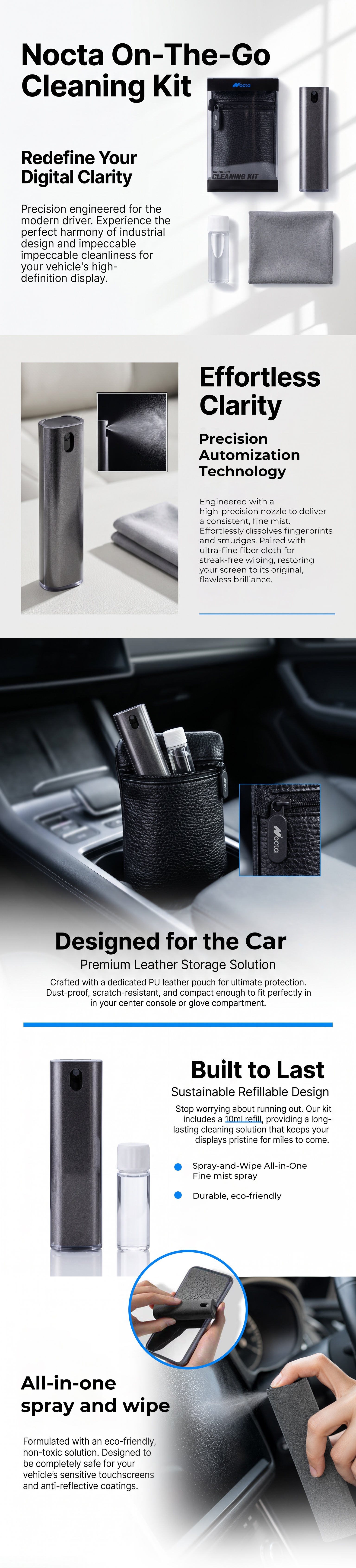 Car Dashboard Screen Cleaning Kit Car Dashboard Screen Cleaning Kit