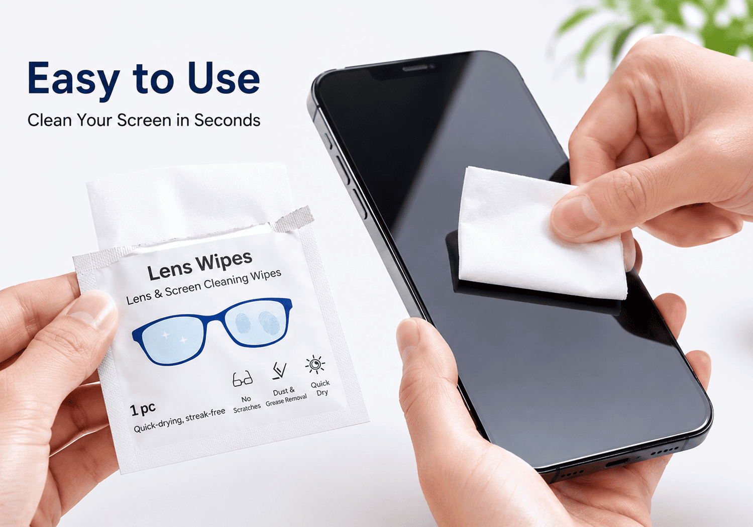 Lens and Screen Cleaning Wet Wipes Lens and Screen Cleaning Wet Wipes