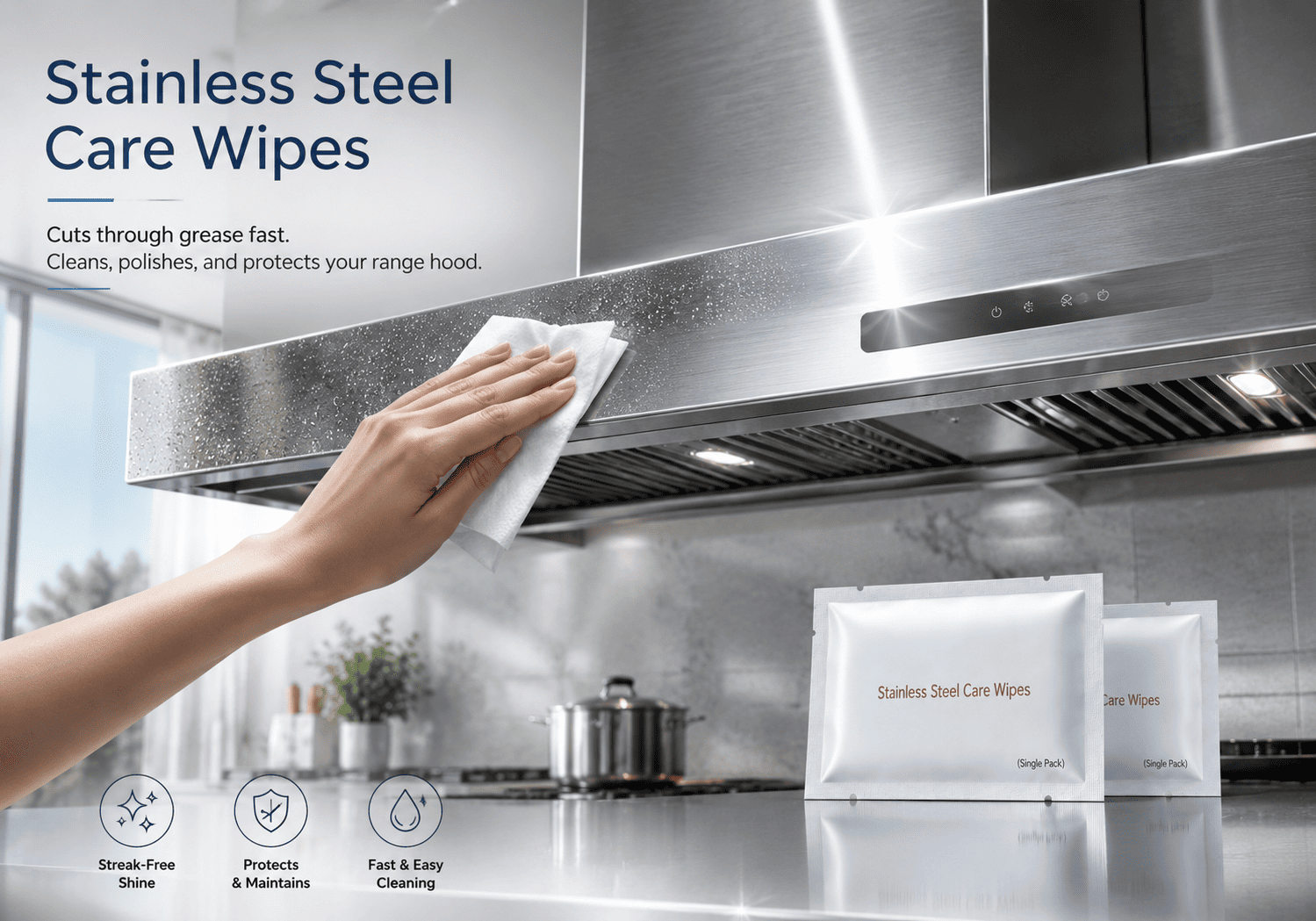 Wet Wipes for Stainless Steel Wet Wipes for Stainless Steel