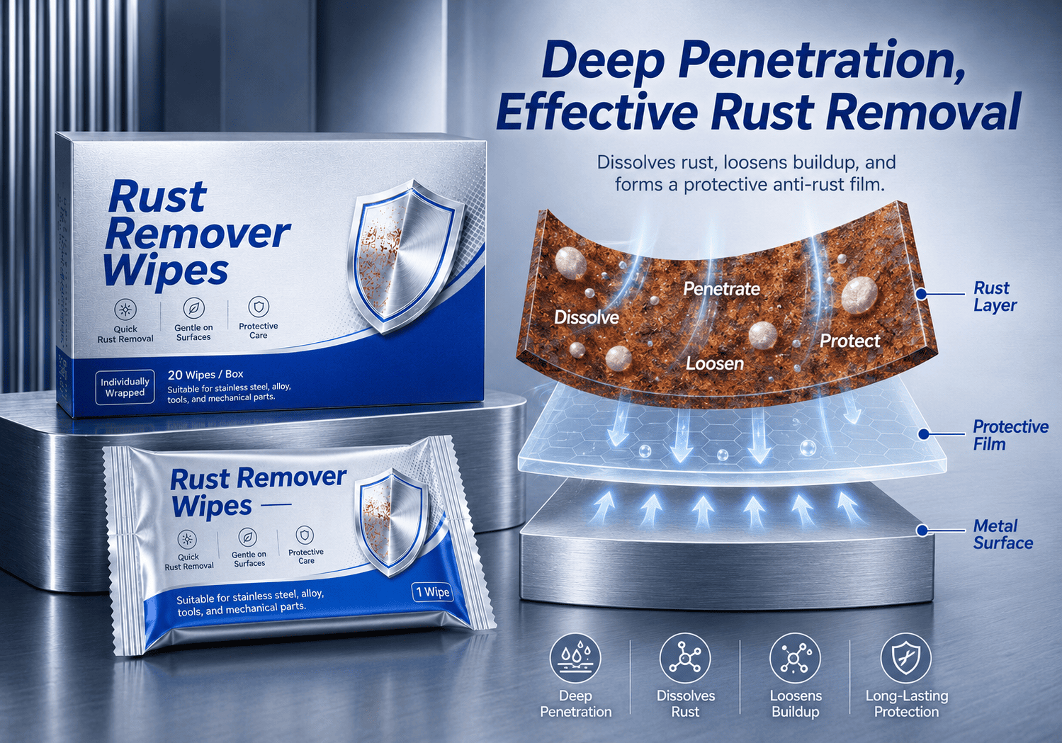 Rust Removal Wipes
