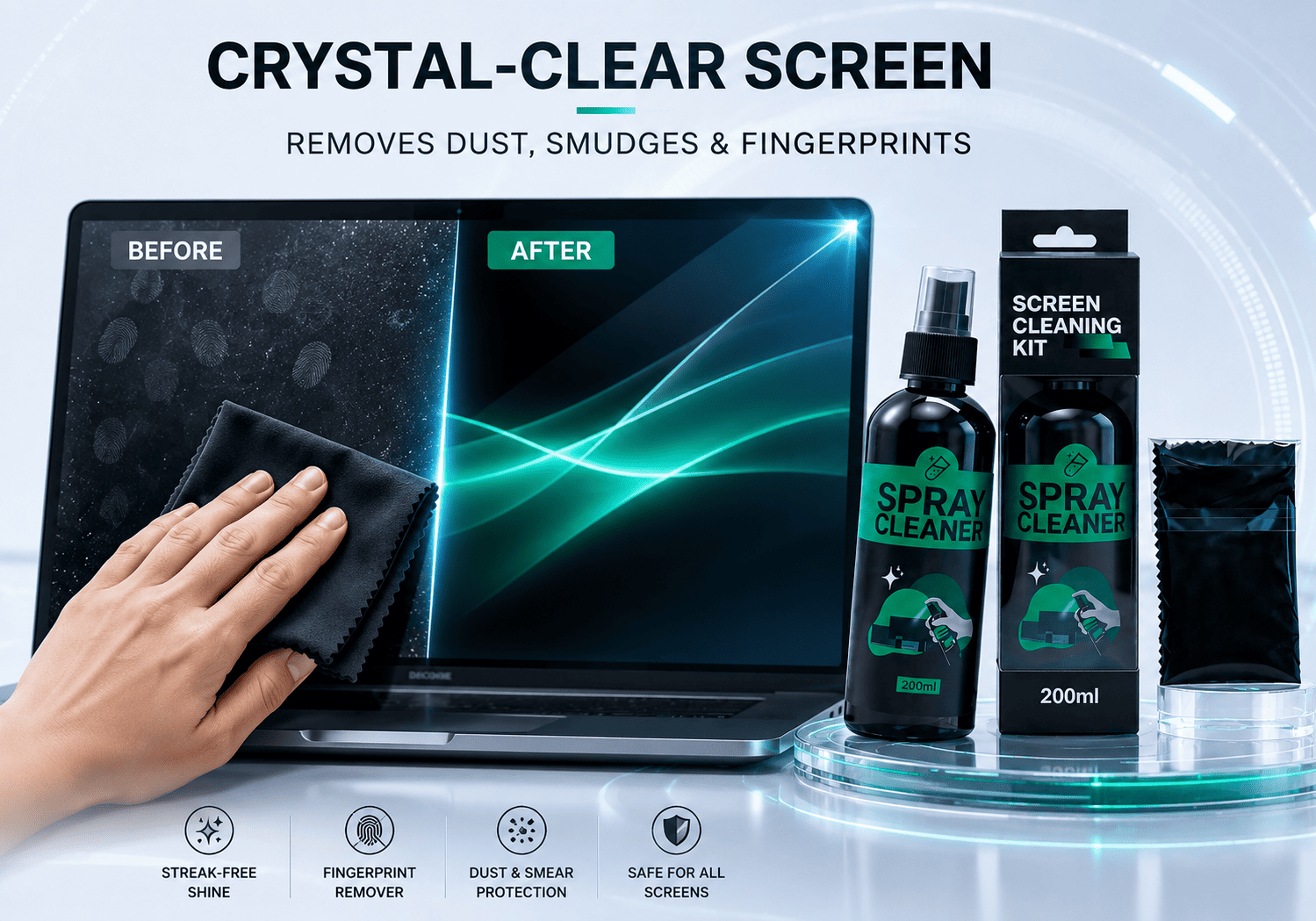 Screen Cleaning Spray Kit