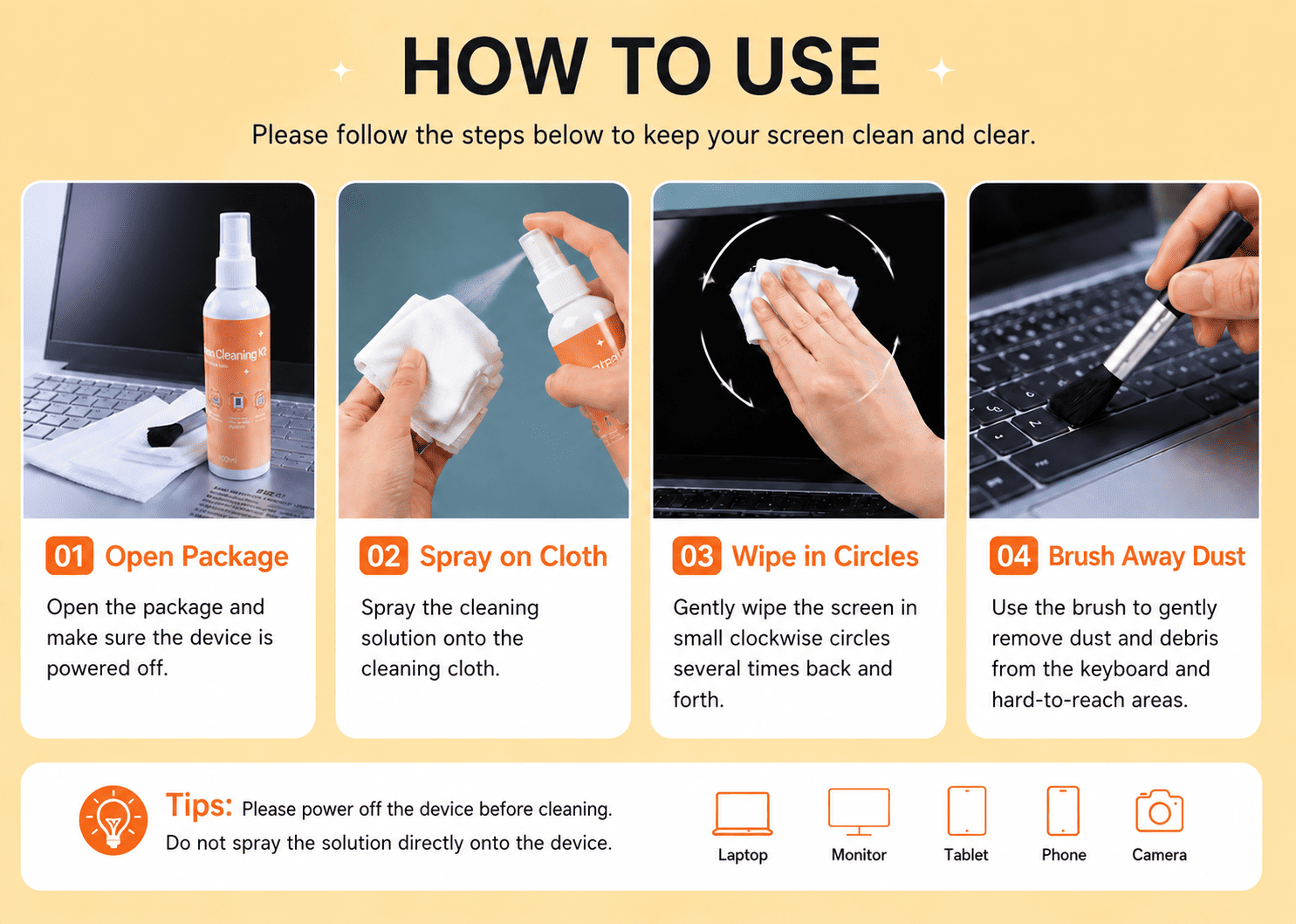 4-in-1 Cleaning Kit 4-in-1 Cleaning Kit