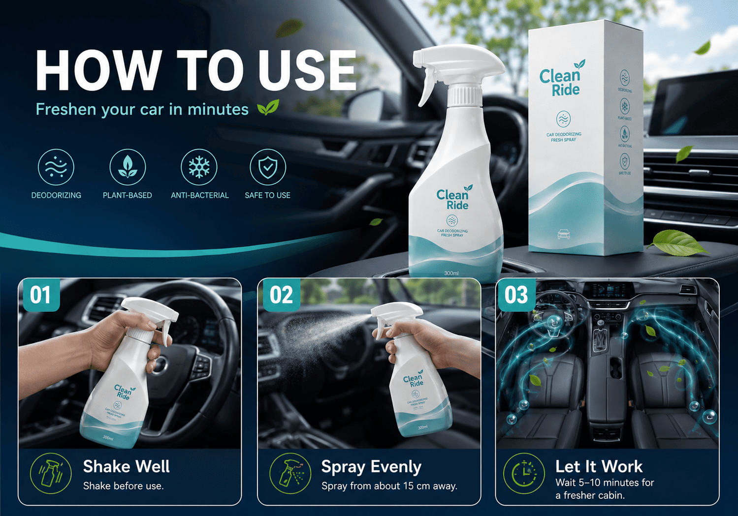 Car Odor Remover Spray