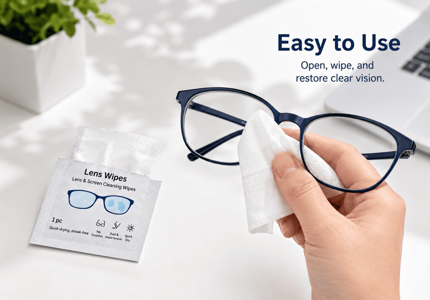 Lens and Screen Cleaning Wet Wipes Lens and Screen Cleaning Wet Wipes