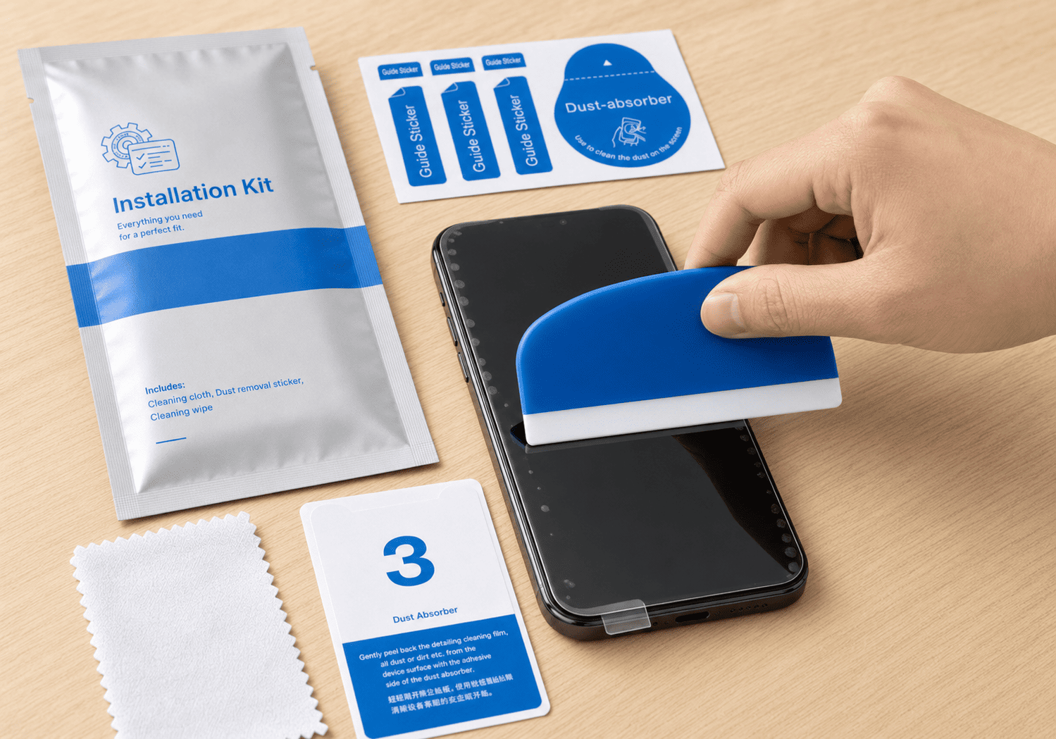 Phone Screen Protector Installation Kit Phone Screen Protector Installation Kit