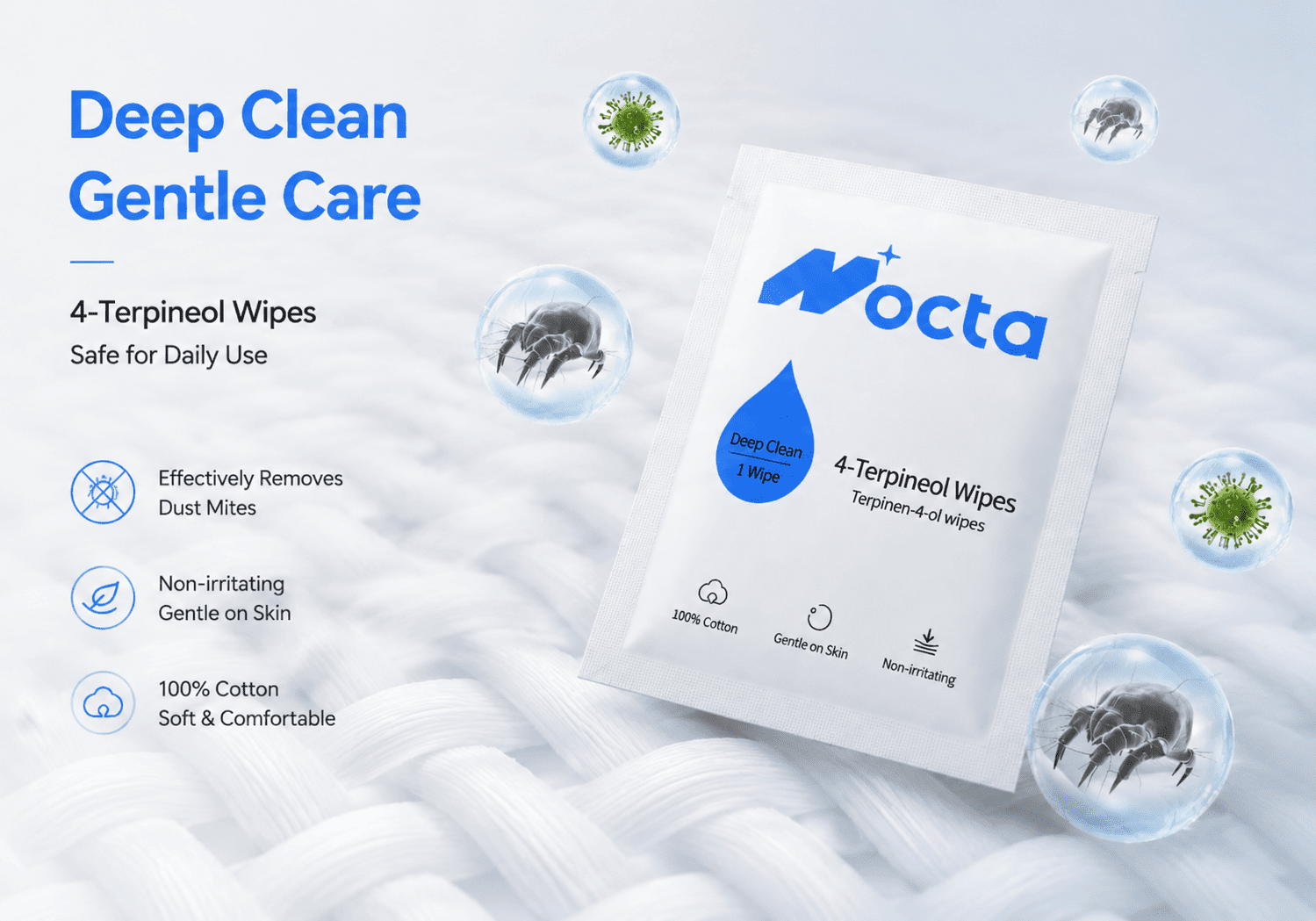 Eyelid Demodex Cleansing Wipes Eyelid Demodex Cleansing Wipes