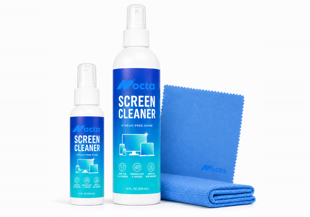 Screen Cleaner Spray + Microfiber Cloth Screen Cleaner Spray + Microfiber Cloth