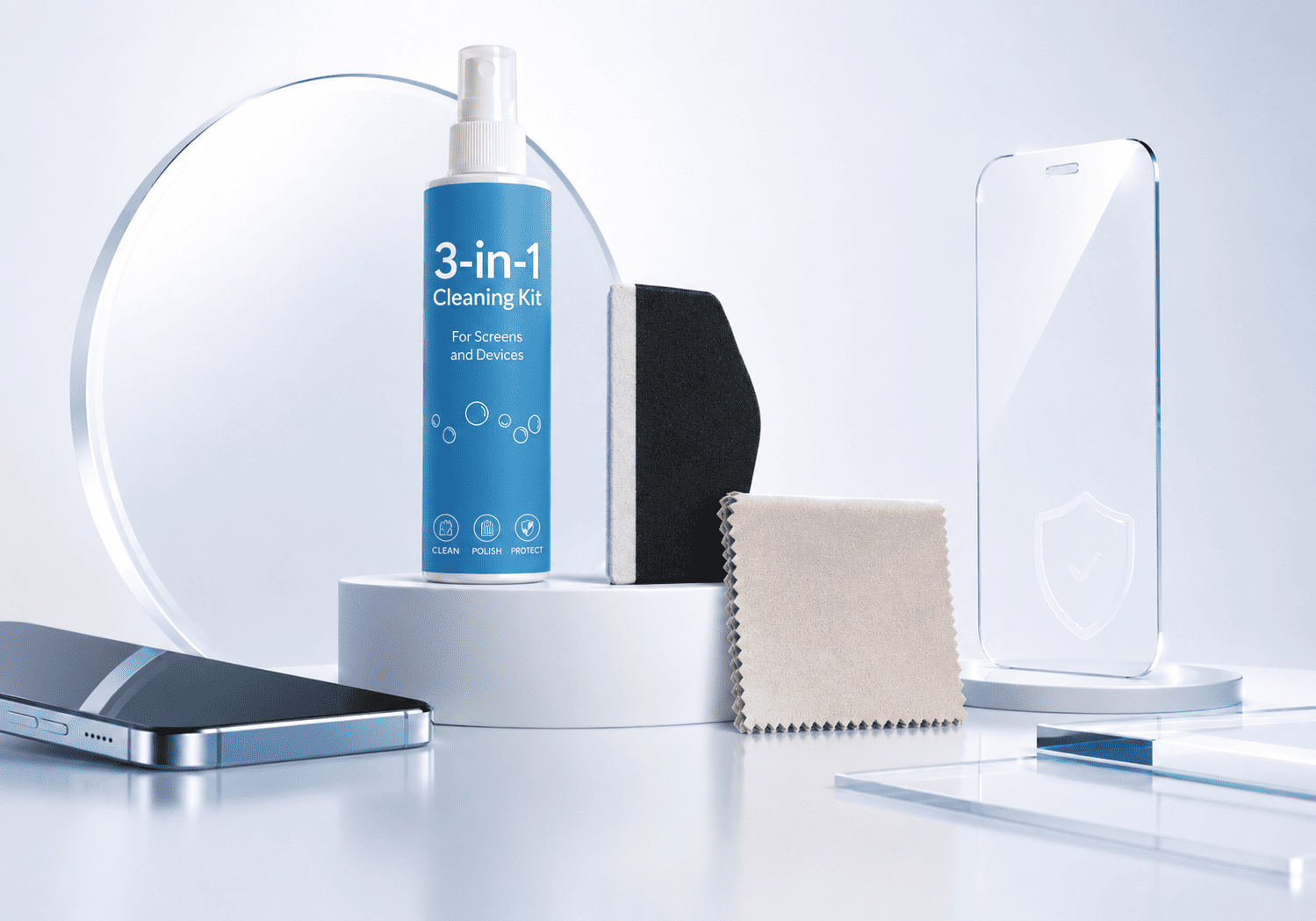 Alcohol-free cleaning spray