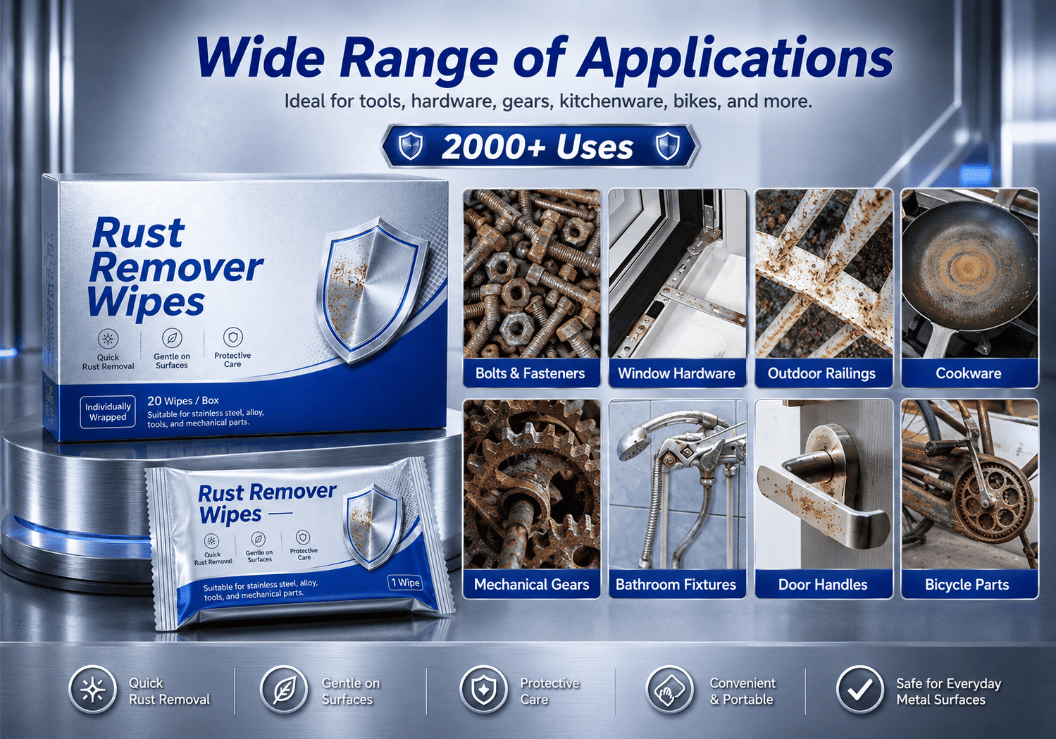 Rust Removal Wipes