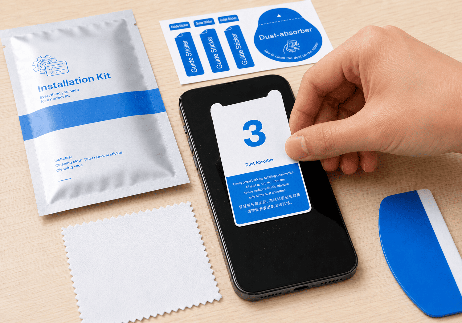 Phone Screen Protector Installation Kit Phone Screen Protector Installation Kit