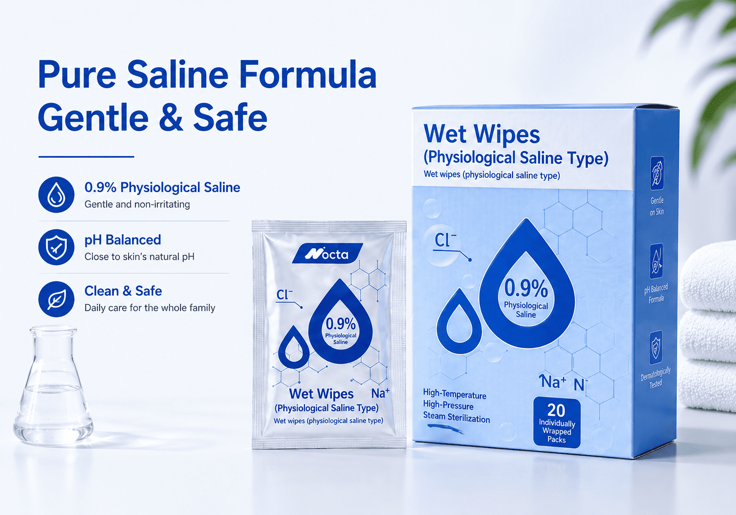 Saline Wipes