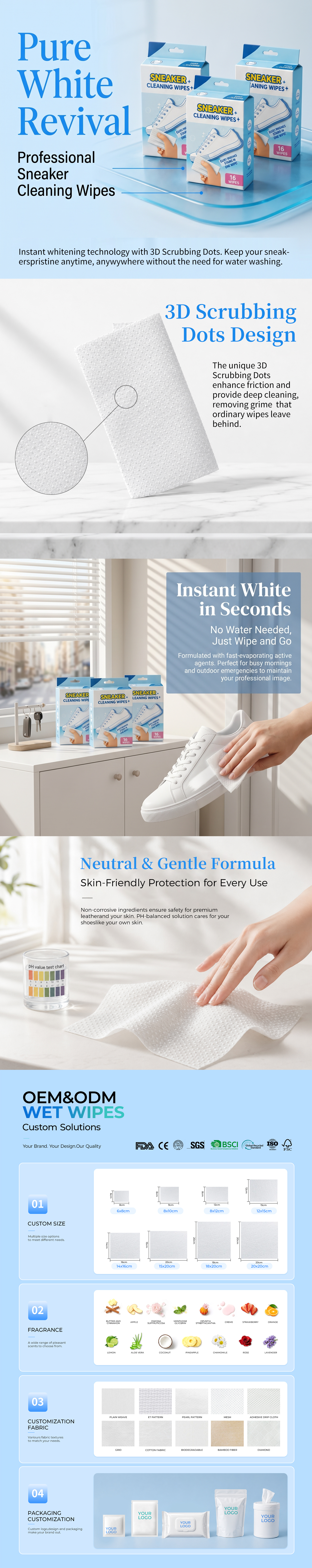 White Sneaker Cleaning Wipes White Sneaker Cleaning Wipes